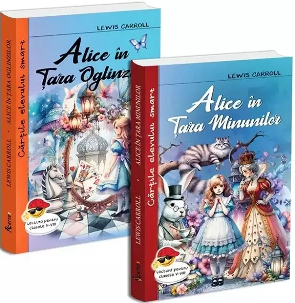 Pachet 2 carti: Alice in Tara Minunilor + Alice in Tara Oglinzilor