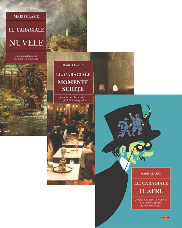 Pachet 3 carti: Nuvele + Momente. Schite + Teatru