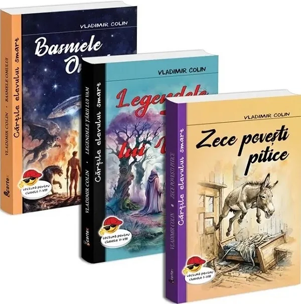 Pachet 3 carti: Zece povesti pitice + Legendele Tarii lui Vam + Basmele Omului