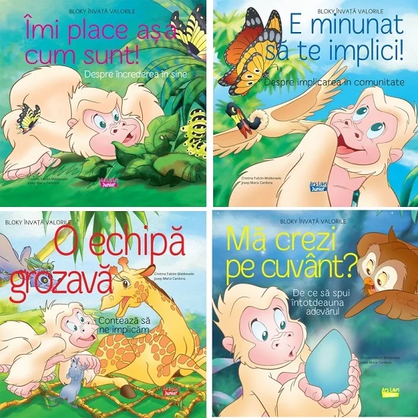 Pachet 4 carti: Bloky invata valorile