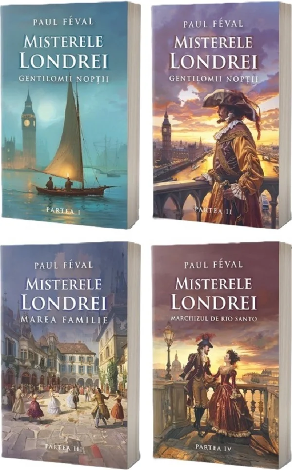 Pachet 4 volume: Misterele Londrei