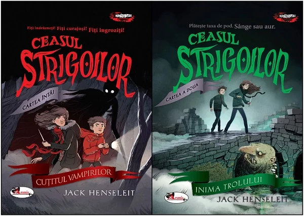 Pachet 8: Ceasul strigoilor. Cutitul vampirilor + Inima trolului