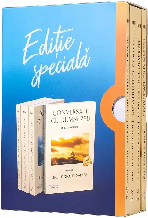 Pachet: Conversatii cu Dumnezeu. Volumele I-IV in cutie