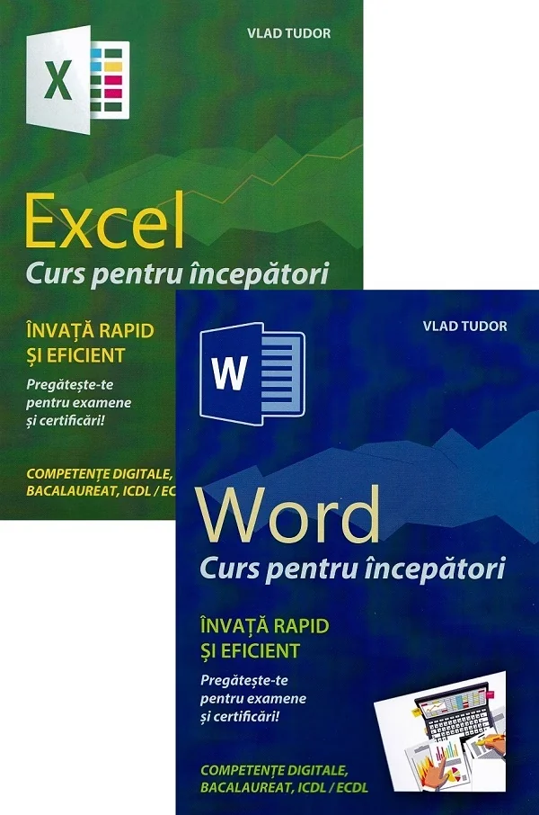 Pachet Excel. Curs pentru incepatori + Word. Curs pentru incepatori