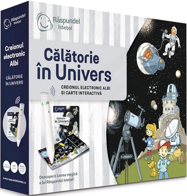 Pachet Raspundel Istetel: Creion si carte. Calatorie in Univers