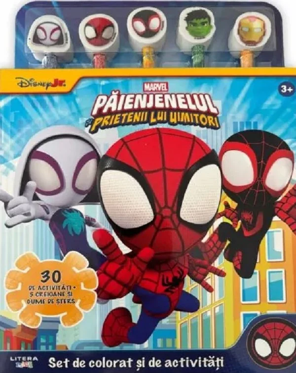Paienjenelul si prietenii lui uimitori. Set de colorat si de activitati