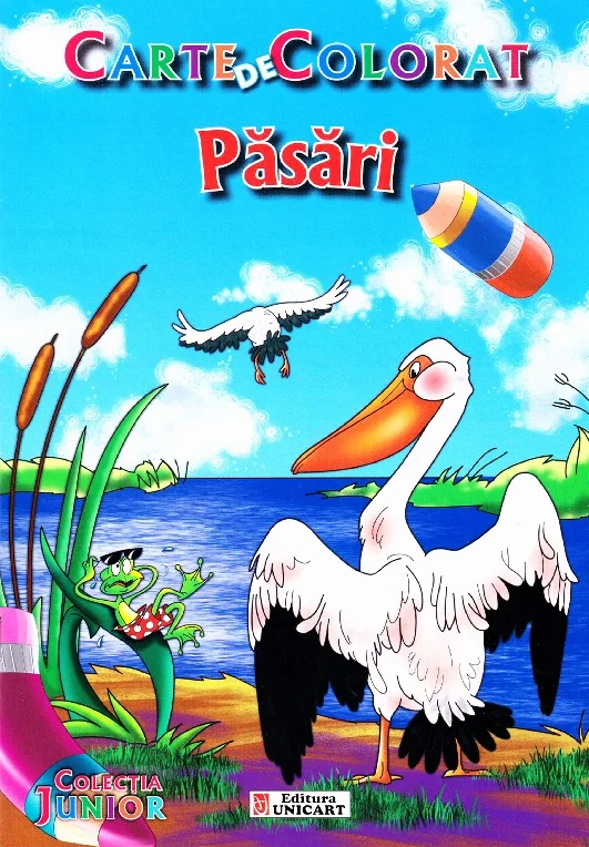 Pasari - Carte de colorat