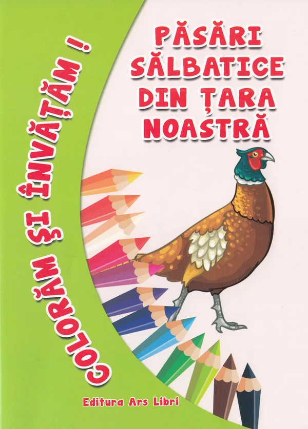 Pasari salbatice din tara noastra - Coloram si invatam!