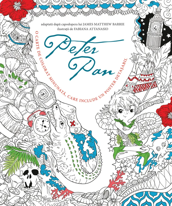 Peter Pan. Carte de colorat