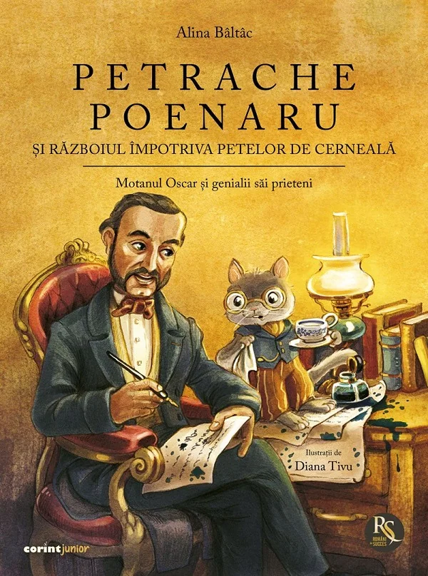 Petrache Poenaru si razboiul impotriva petelor de cerneala
