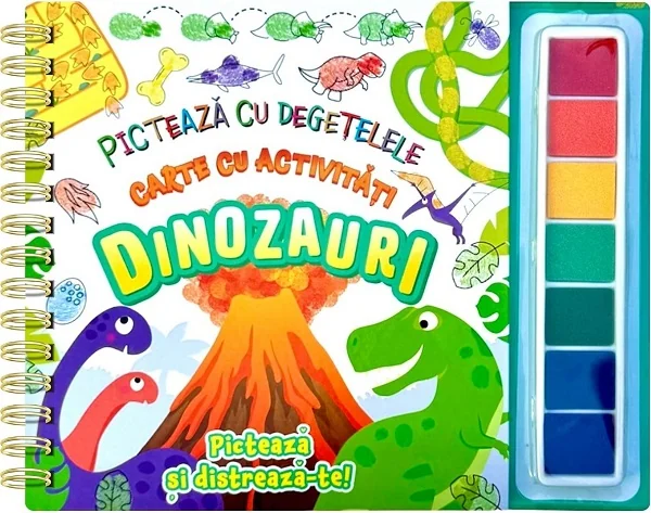 Picteaza cu degetelele: Dinozauri