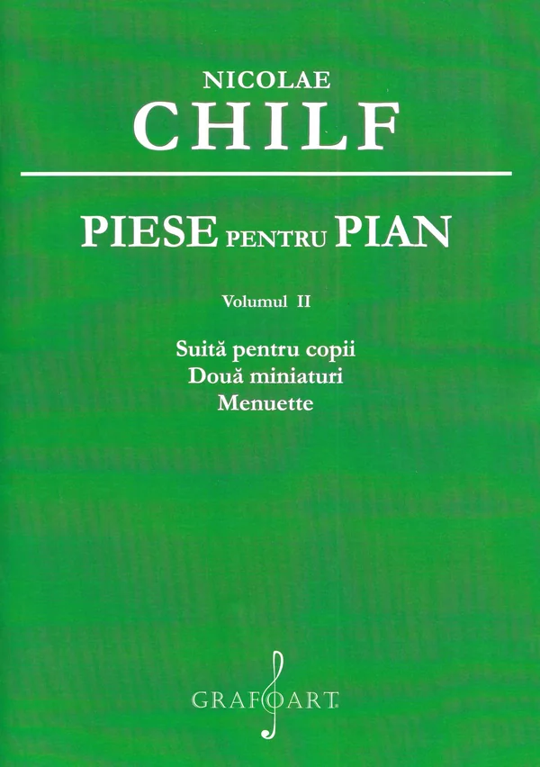 Piese pentru pian Vol.2: Suita pentru copii. Doua miniaturi. Menuette