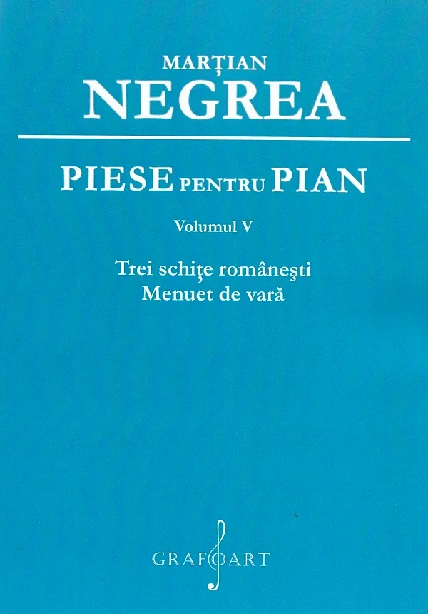 Piese pentru pian Vol.5: Trei schite romanesti, Menuet de vara