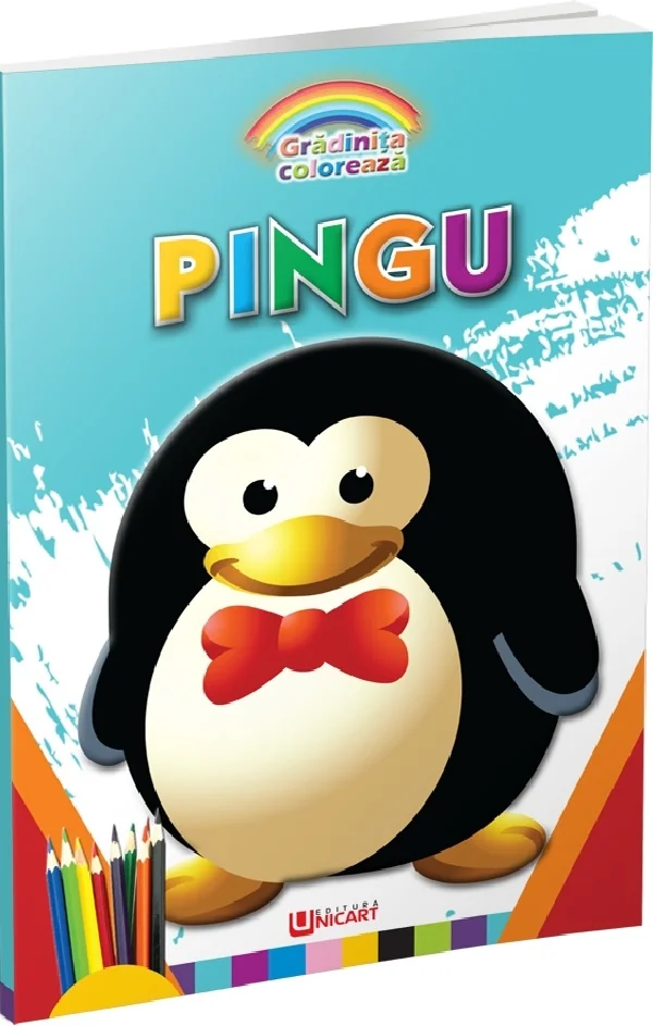 Pingu. Gradinita coloreaza