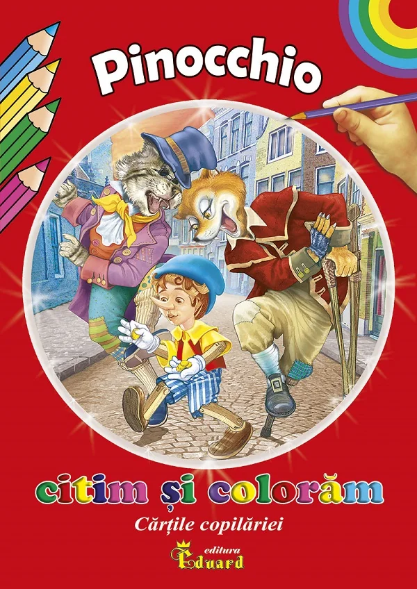 Pinocchio. Citim si coloram