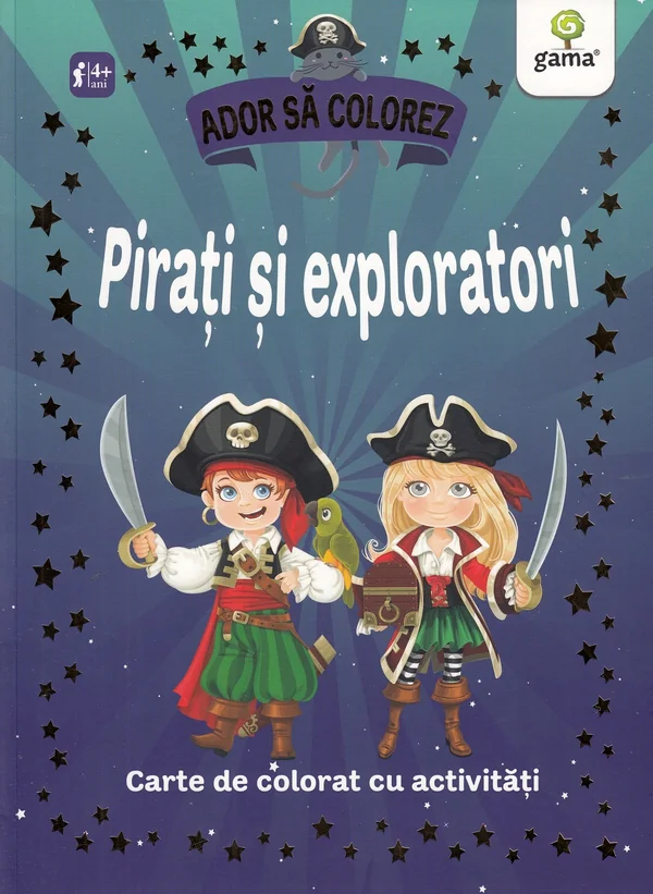 Pirati si exploratori. Ador sa colorez