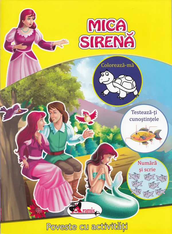 Poveste cu activitati - Mica Sirena