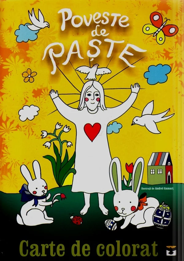 Poveste de Paste. Carte de colorat