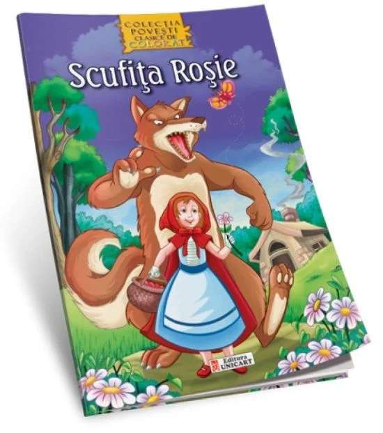 Povesti clasice de colorat - Scufita Rosie
