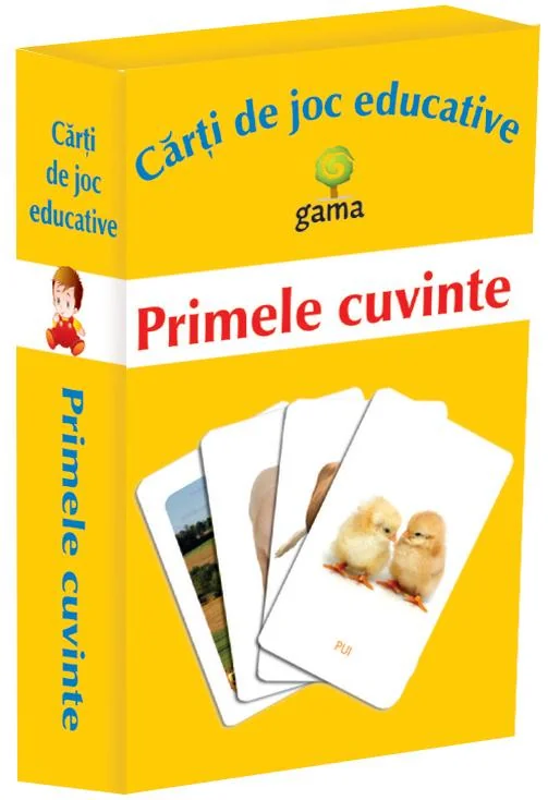 Primele cuvinte. Carti de joc educative