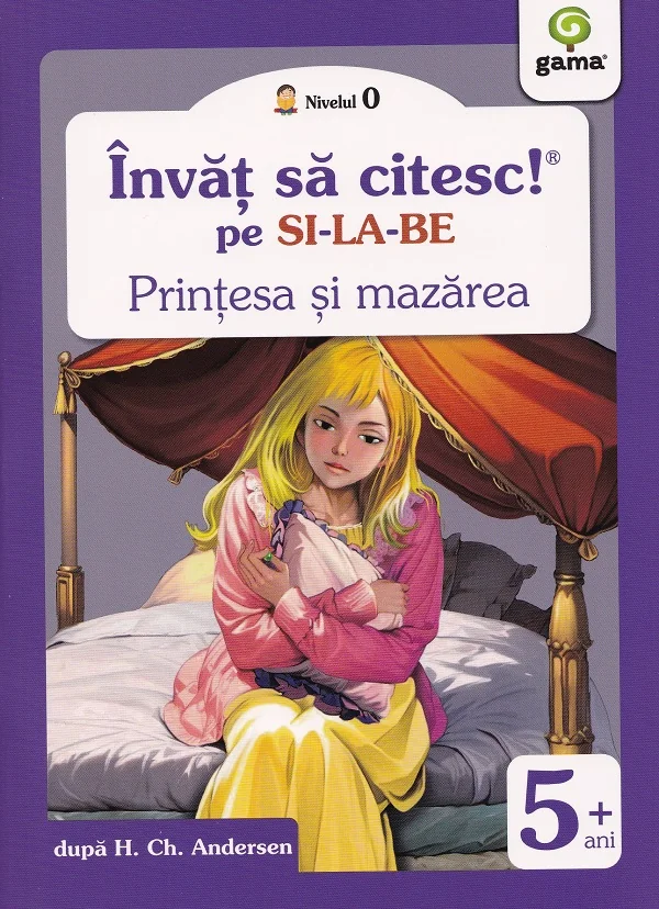 Printesa si mazarea. Invat sa citesc pe silabe. Nivelul 0