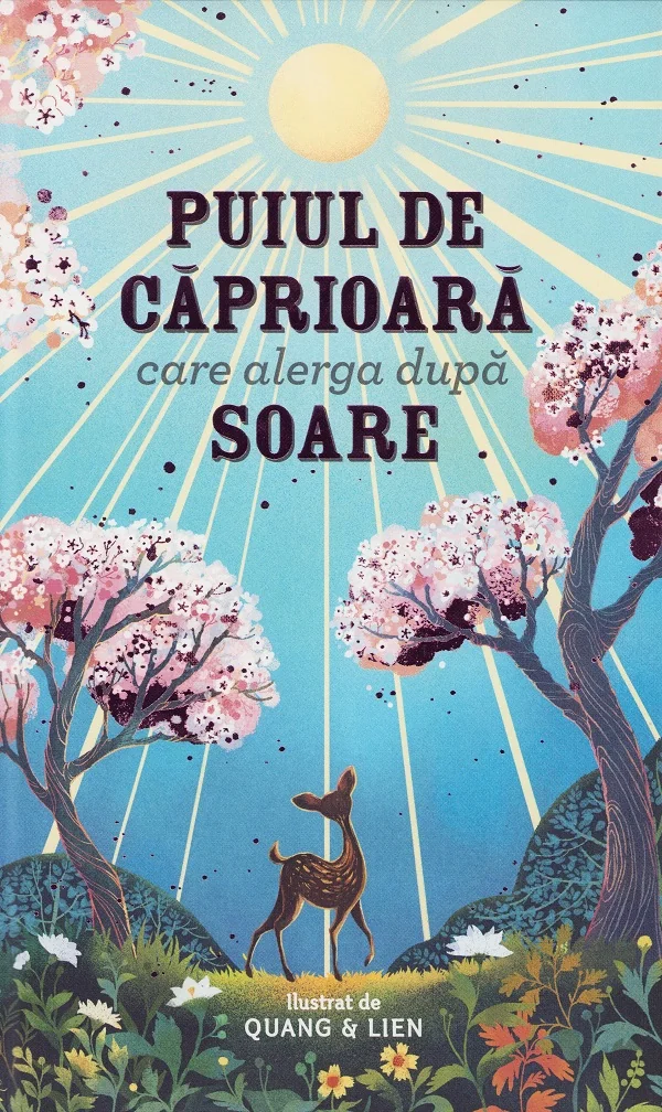 Puiul de caprioara care alerga dupa soare