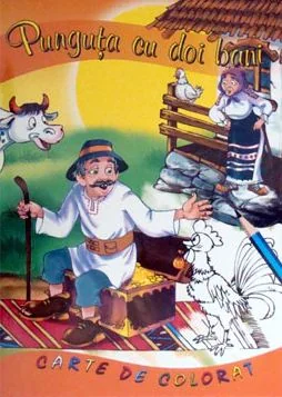 Punguta cu doi bani - Carte de colorat