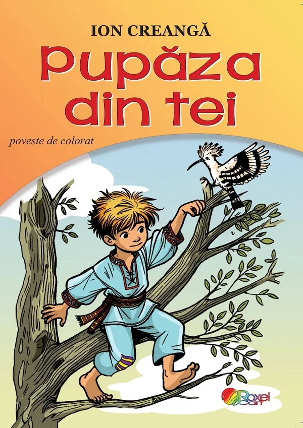 Pupaza din tei. Poveste de colorat
