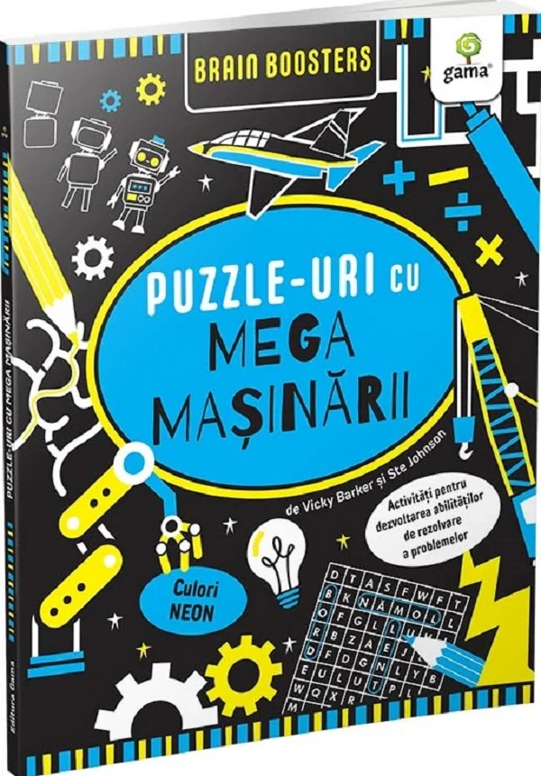 Puzzle-uri cu mega masinarii. Brain Boosters - Vicky Barker, Ste Johnson