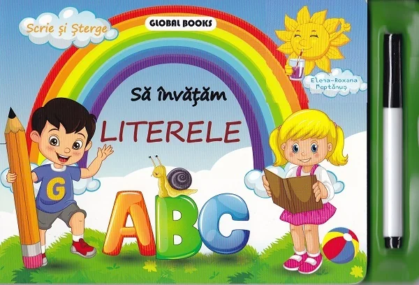 Sa invatam literele: ABC. Scrie si sterge Ed.2025