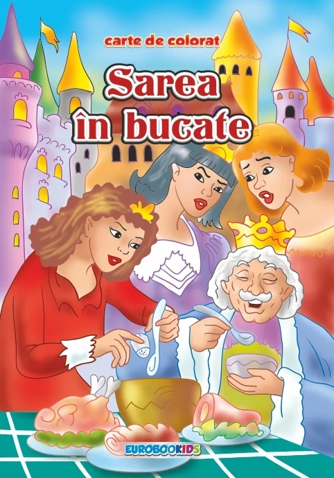Sarea in bucate - Carte de colorat
