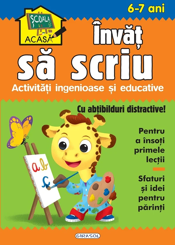 Scoala acasa. Invat sa scriu 6-7 ani