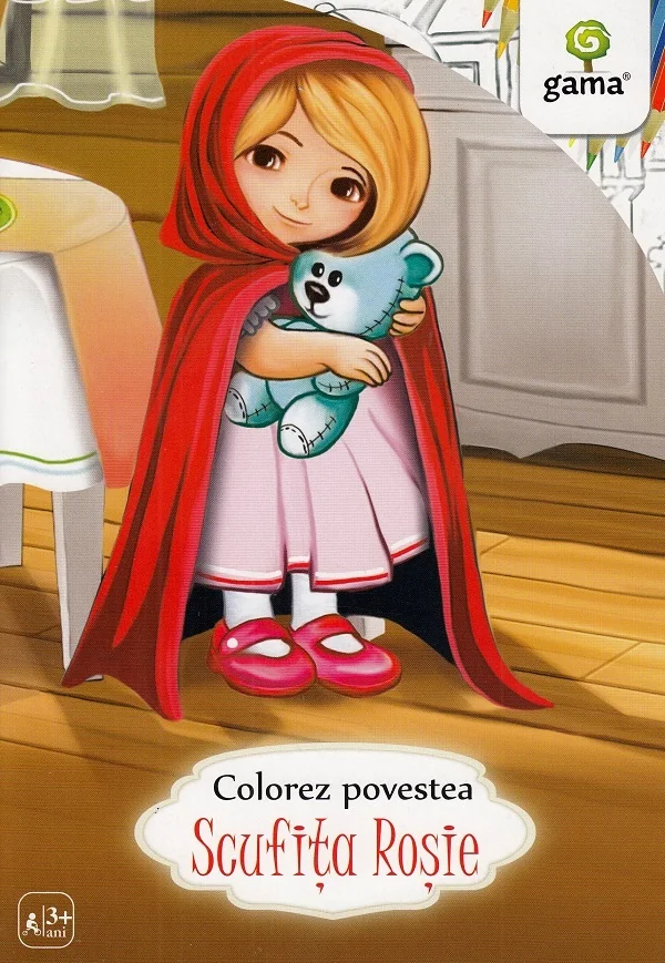 Scufita Rosie. Colorez povestea