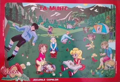 Set cu planse: Vara, jocurile copiilor - Eleonora Negru