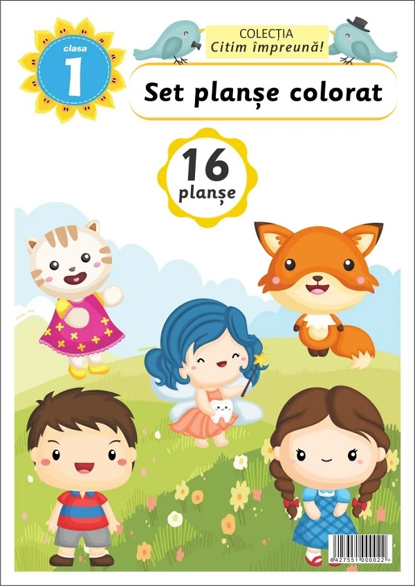 Set planse colorat - Clasa 1