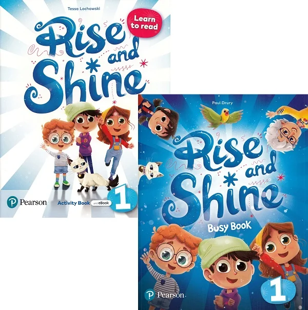 Set: Rise and Shine Level 1. Learn to Read. Activity Book and eBook + Busy Book