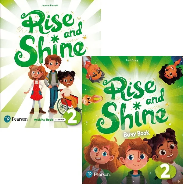 Set: Rise and Shine Level 2. Activity Book and eBook + Busy Book