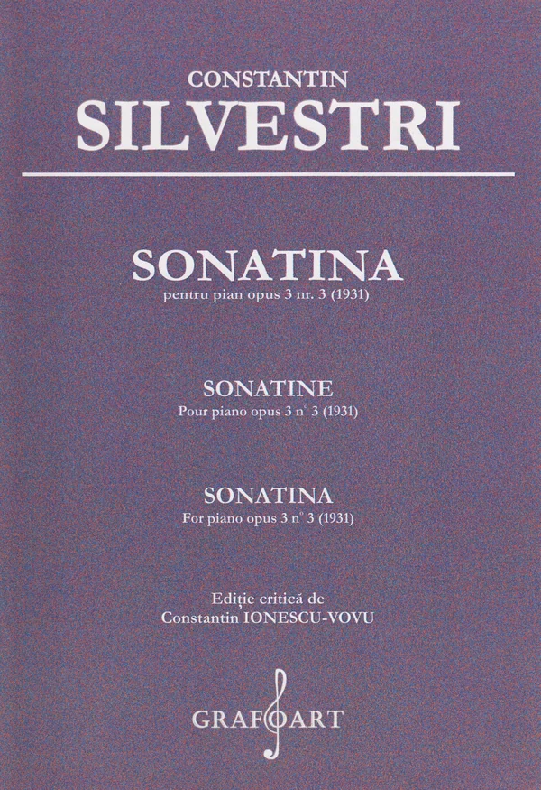 Sonatina pentru Pian Opus 3 Nr.3 - Constantin Silvestri
