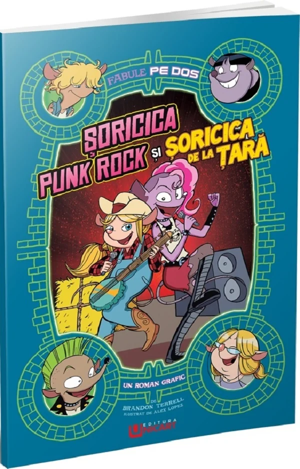 Soricica punk rock si Soricica de la tara. Fabule pe dos (benzi desenate)