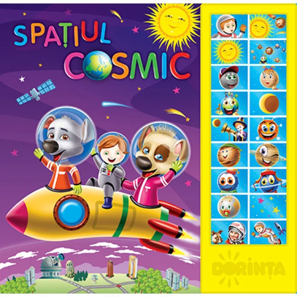 Spatiul cosmic. Carte cu sunete