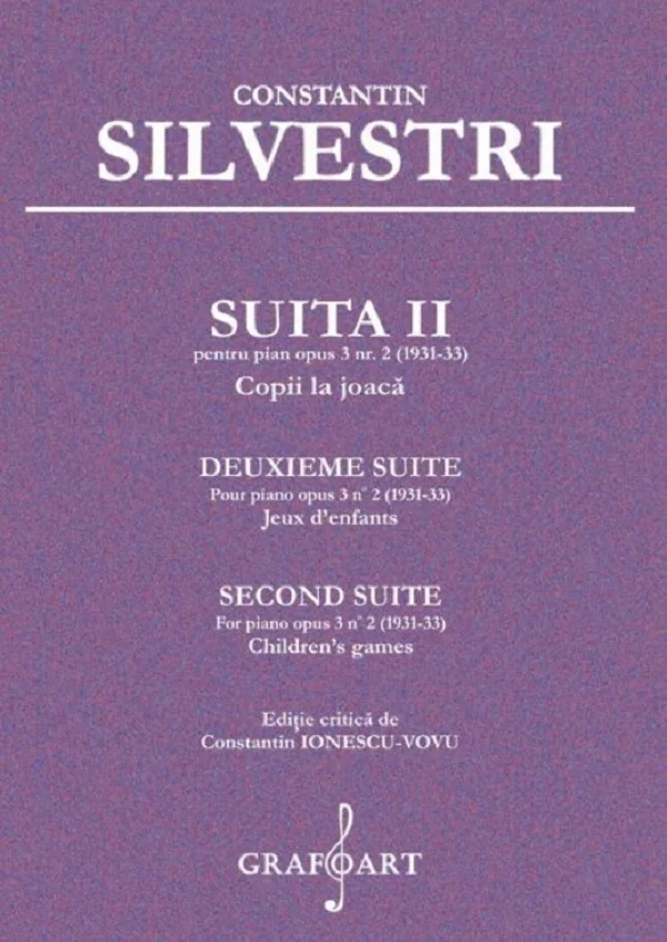 Suita II pentru Pian Opus 3 Nr.2