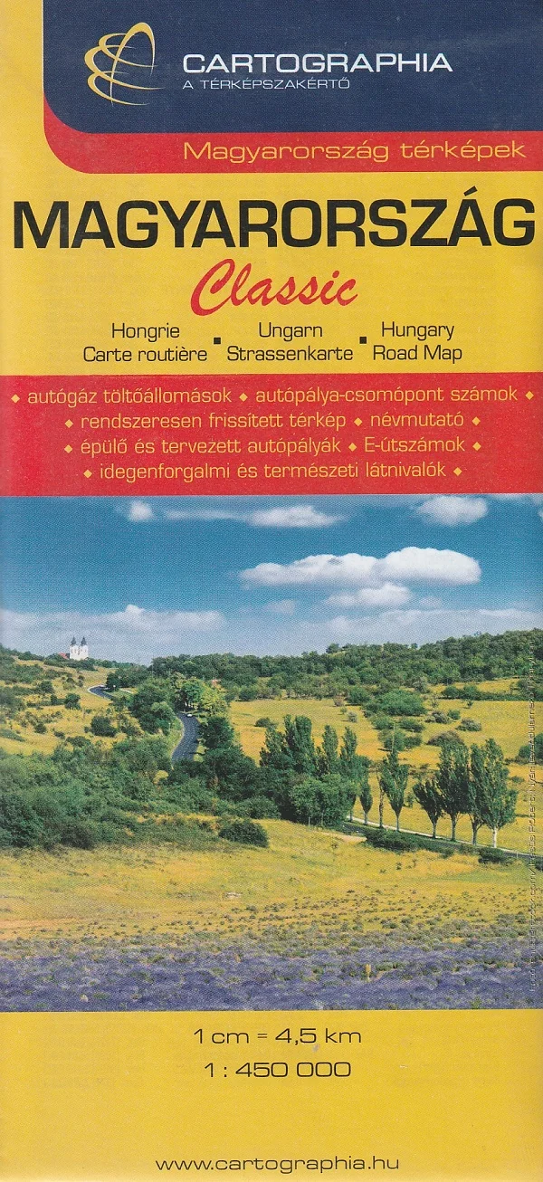 Ungaria. Hungary. Harta Rutiera