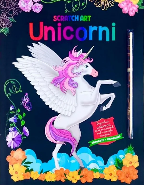 Unicorni. Scratch Art