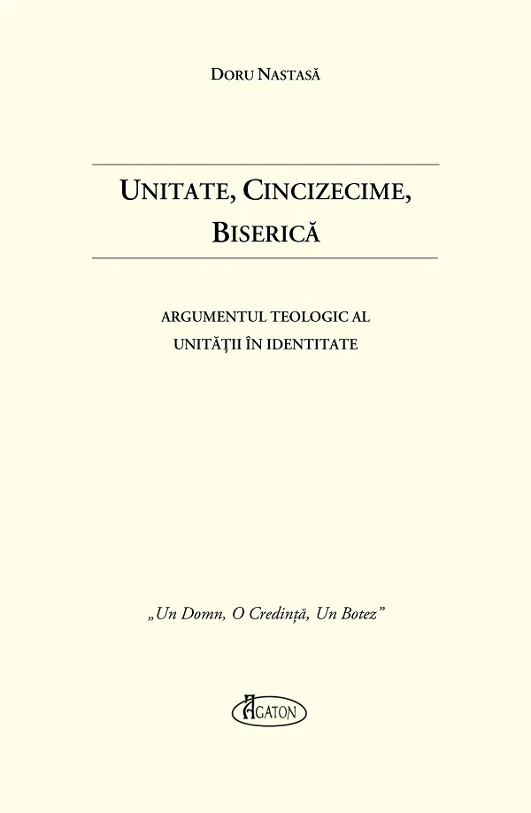 Unitate, Cincizecime, Biserica