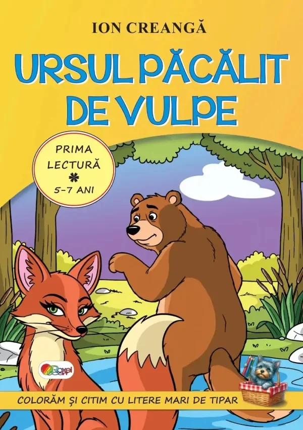 Ursul pacalit de vulpe. Prima lectura 5-7 ani